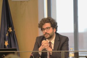 Antón Leis en el congreso de los Diputados